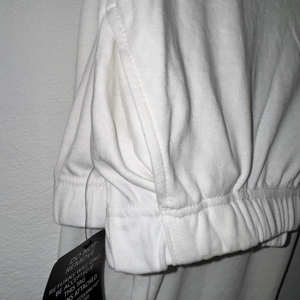 Roamans Woman White Stretch Pants Size 1Xp (22/24) Comfy Casual wear Lounge NWT - Picture 5 of 12